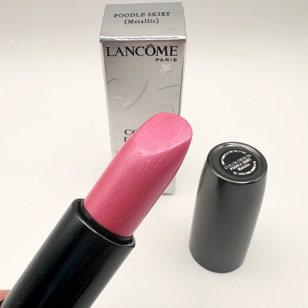 Lancome Color Design Sensational Effects Poodle Skirt Metallic Lipstick NIB Rare